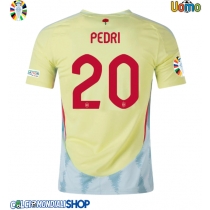 Maglie da calcio Spagna Pedri Gonzalez #20 Seconda Maglia Europei 2024 Manica Corta